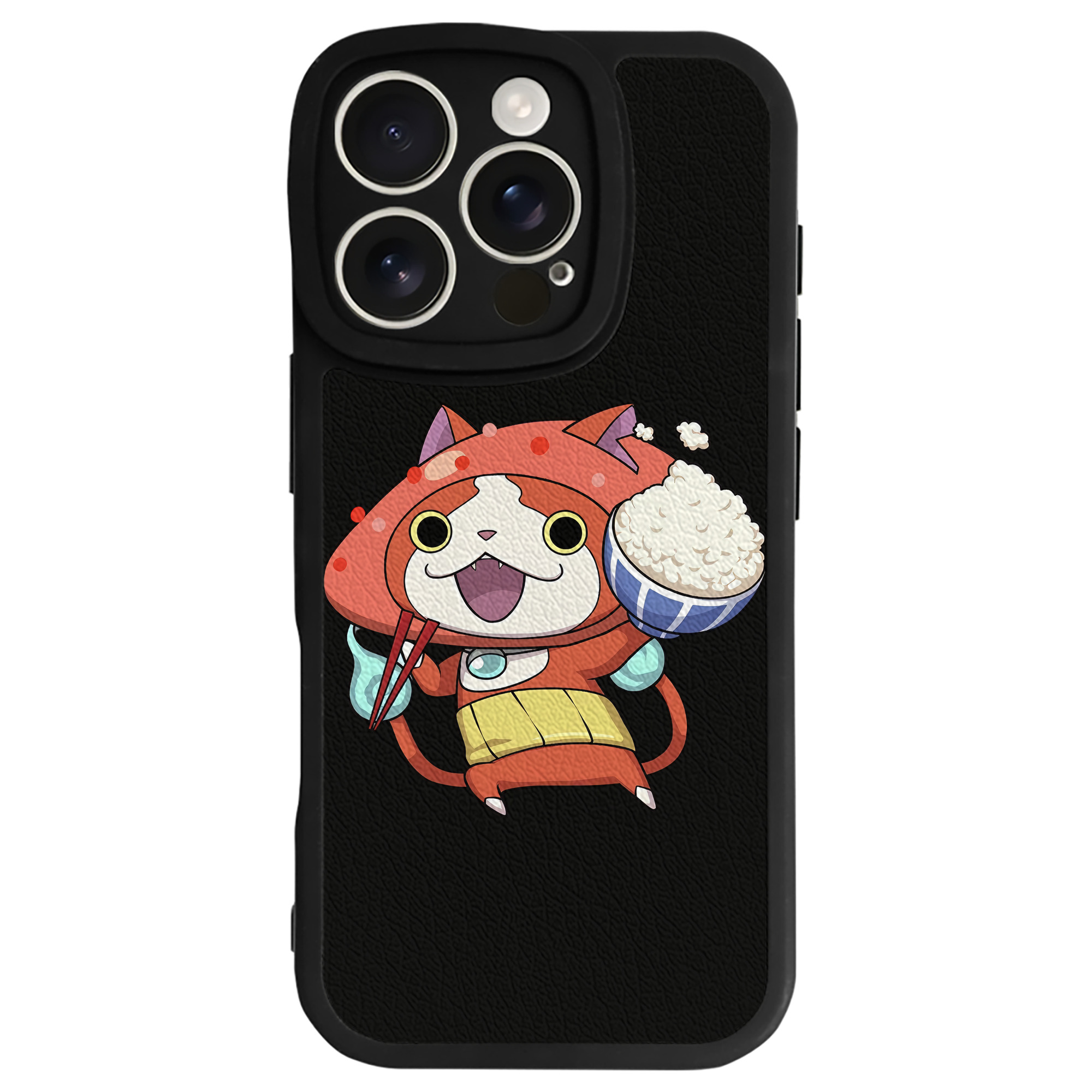 （画像用） 妖怪ウォッチ Yo-kai Watch 【iPhone 16シリーズ対応】シリコンスマホケース（レザー調） 材質：シリコン